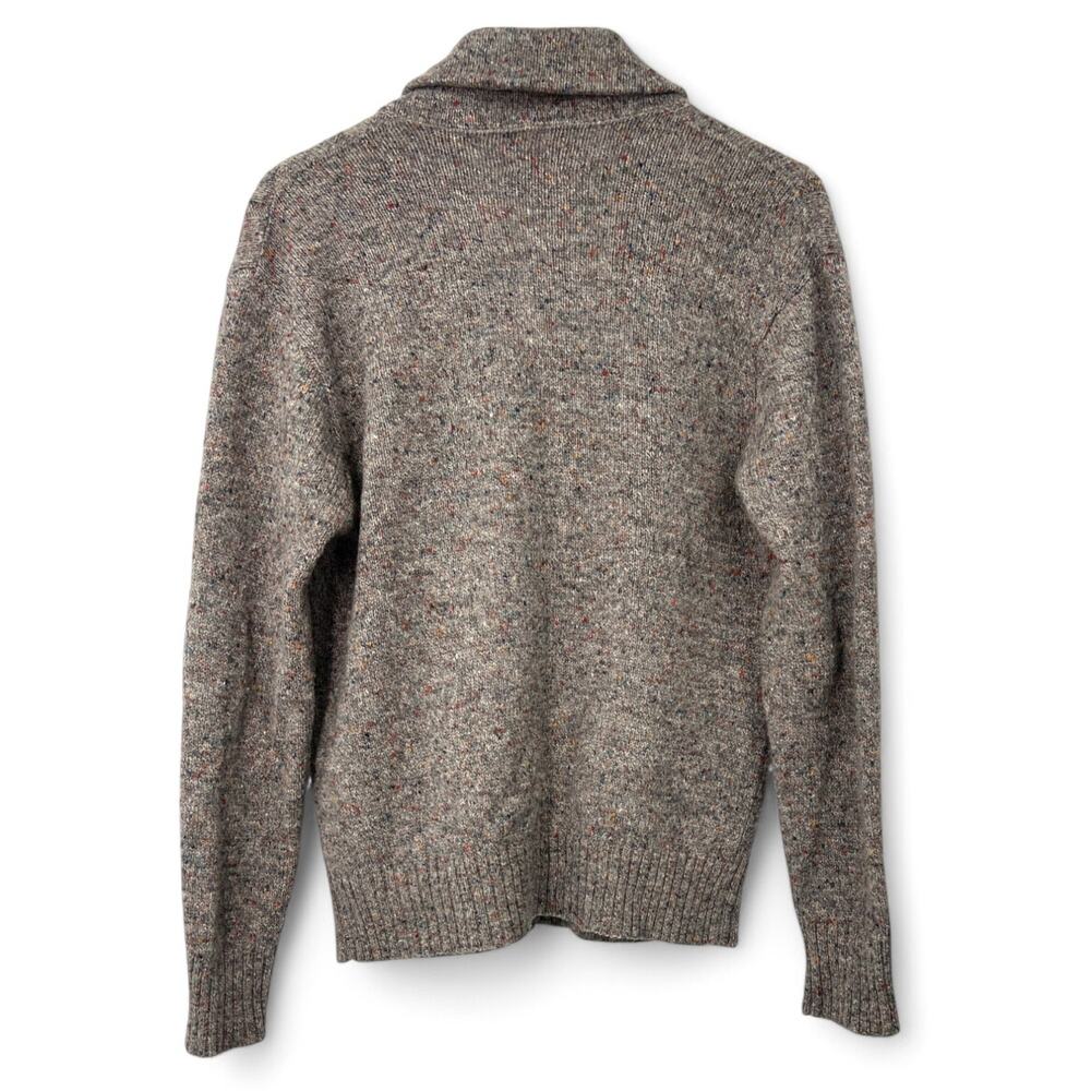 Vintage Robert Bruce | M | Button Front Wool Cable Knit Cardigan Sweater Golf - Picture 3 of 3